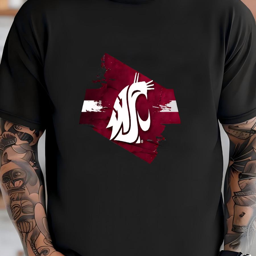 Washington State Backlit Pendant Box Light | Metal Framed Billiard Light | Wsu Cougars Pool Table Box Pendant Light T-shirt