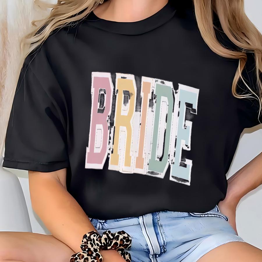 Bride Shirt, Bachelorette Bridal Shirt, Bachelorette Bridal Party Shirts, Beach Bachelorette Shirt, Bride Tribe Shirts, Bachelorette Shirts T-shirt