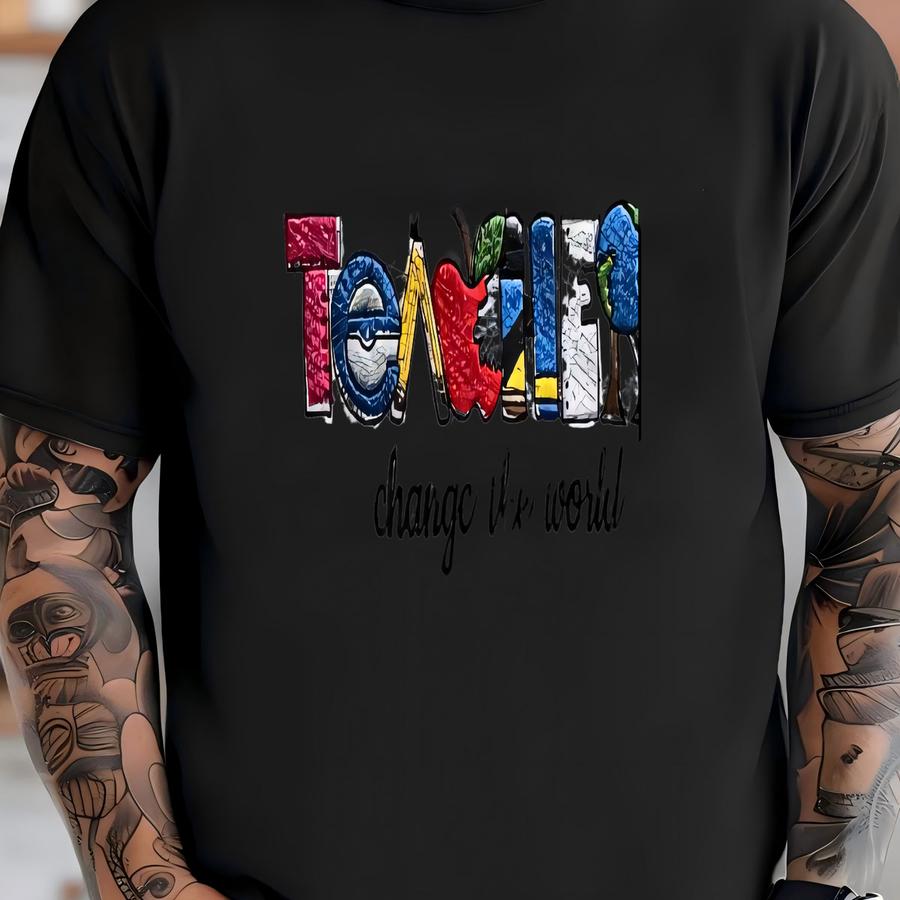 Teacher Gift Crewneck Sweatshirt, Custom Teacher Gift, Custom Teacher Sweatshirt, Adult Crewneck T-shirt