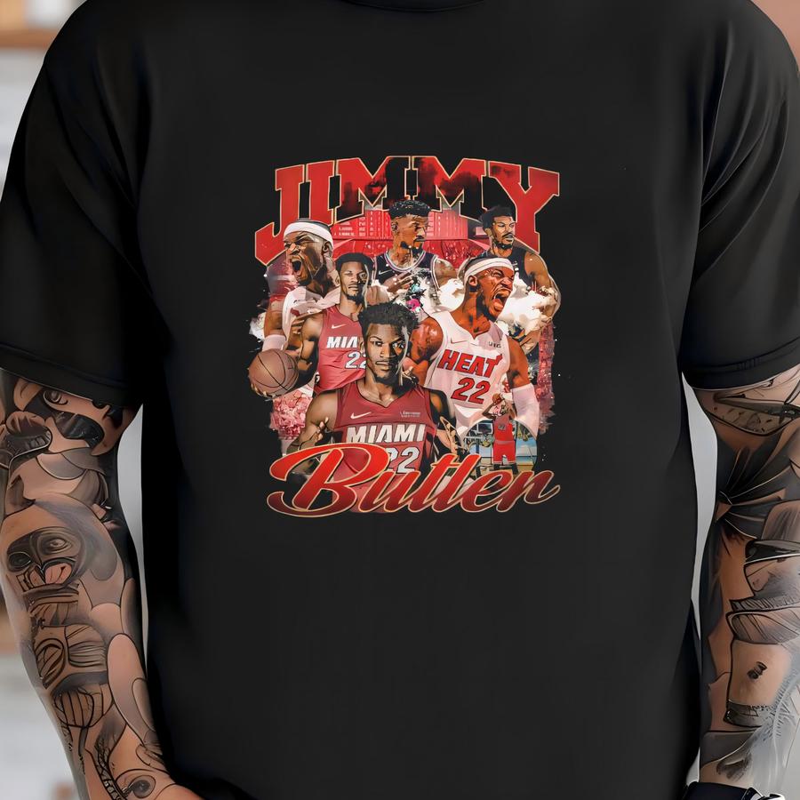 Vintage 90s Jimmy Butler Shirt Homage Retro Classic Graphic Tee Bootleg Bestseller Unisex Sport Sweatshirt Gift T-shirt