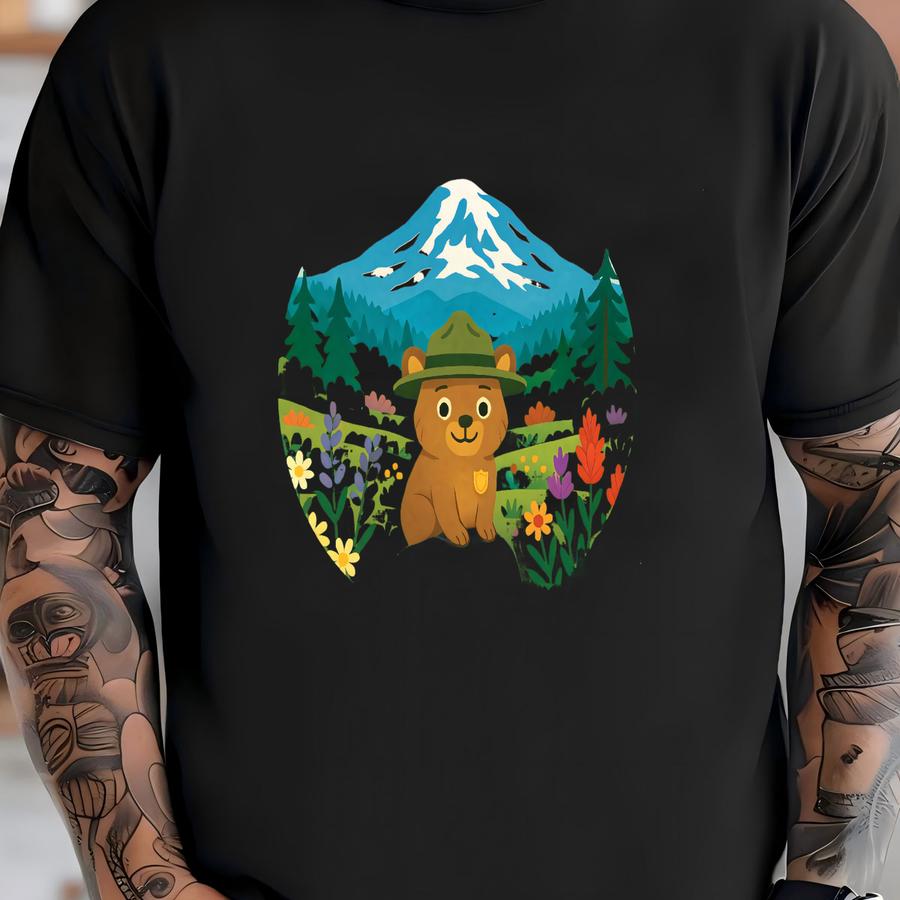 Mount Rainier National Park Kids Sticker, Children's Travel Sticker, Road Trip Decal, Water Bottle, Washington Sticker, Mount Rainier Gift T-shirt