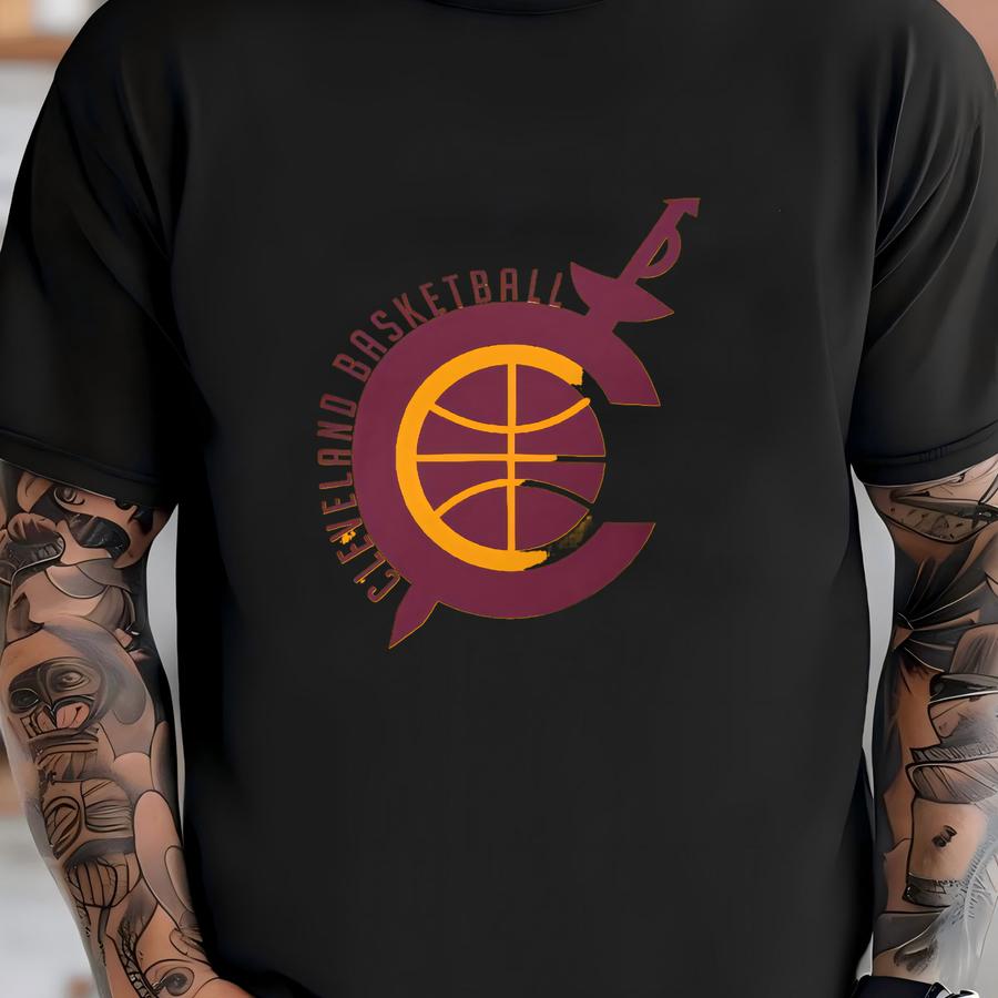 Cleveland Basketball Hoodie Crew Neck Vintage Cle Sports Fan Gift Sports Apparel T-shirt