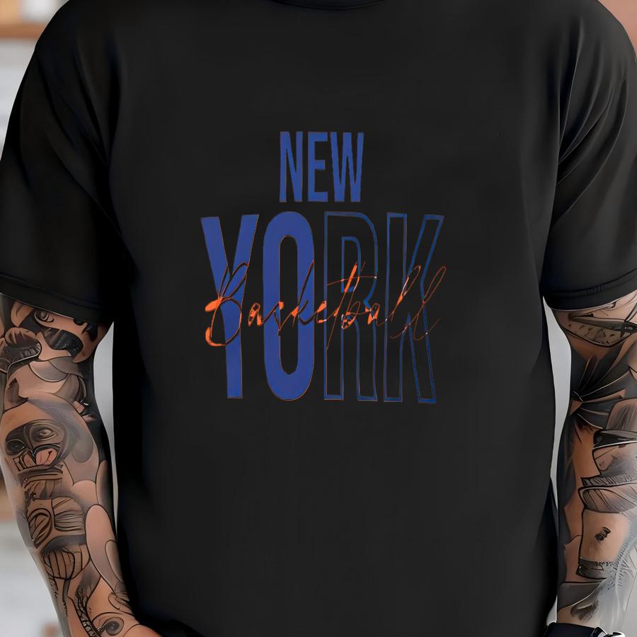 Vintage New York Basketball Hoodie: Sports Fan Apparel T-shirt