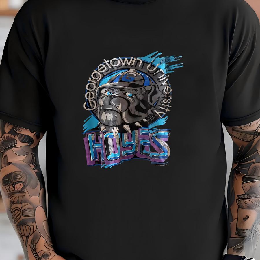 Vintage 1980’s Single Stitch Georgetown Hoyas Graphic Tee - Small T-shirt