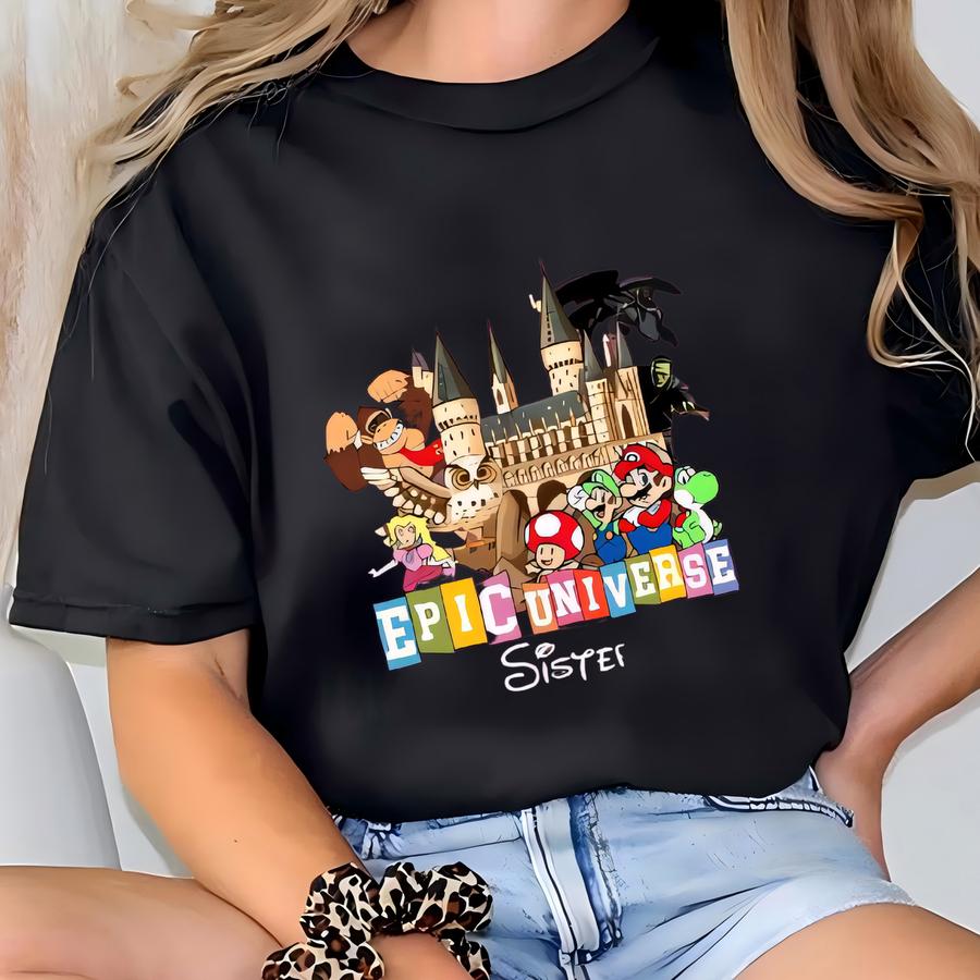 Custom Epic Universe Family Shirts: Matching Universal Hoodies T-shirt
