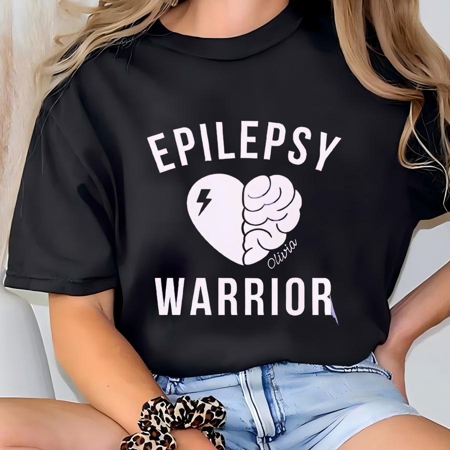 Epilepsy Awareness Shirt Epilepsy Shirt Purple Epilepsy Shirts Epilepsy Mom Shirt Epilepsy Warrior Mama Shirt Epilepsy Warrior Shirt T-shirt