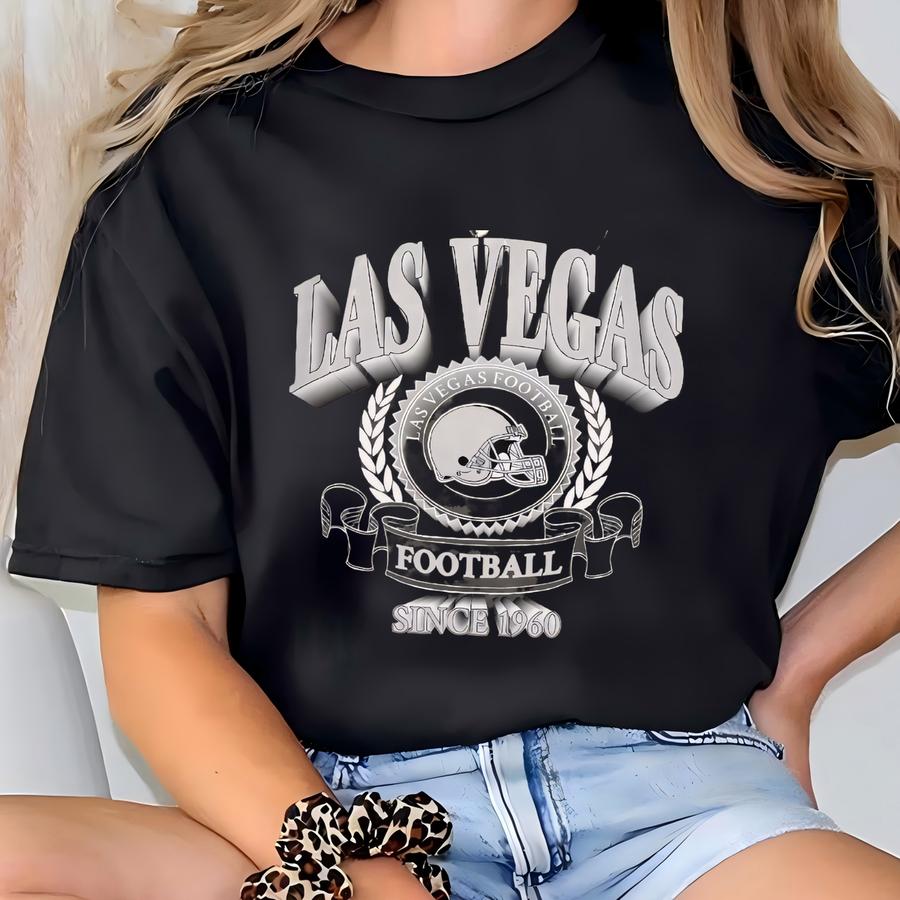 Las Vegas Football Vintage Style Crewneck Hoodie,retro Las Vegas Football Shirt,las Vegas Football Christmas Gift Fty14 T-shirt