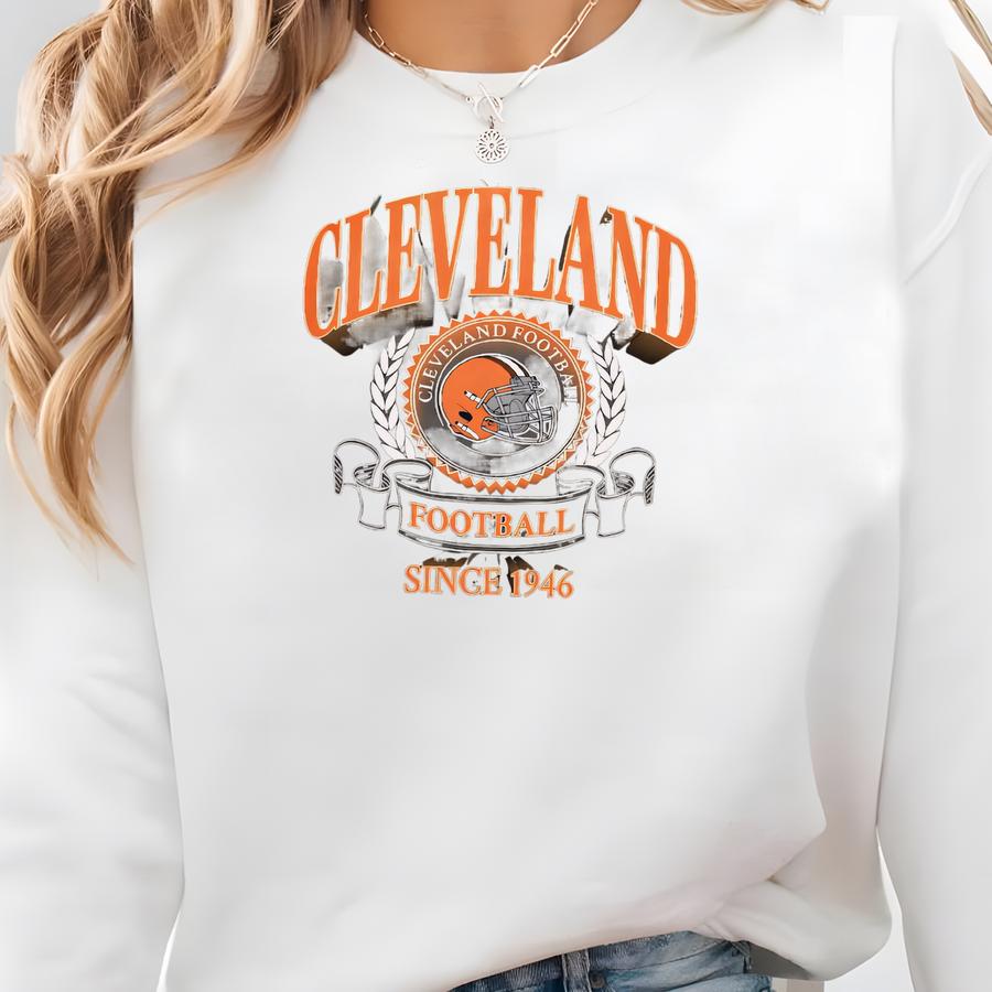 Cleveland Football Vintage Style T-shirt,retro Cleveland Football Shirt,cleveland Fan Gift,sunday Football Apparel Fty23 Sweatshirt Cleveland Football Vintage Style T-shirt,retro Cleveland Football Shirt,cleveland Fan Gift,sunday Football Apparel Fty23 Sweatshirt