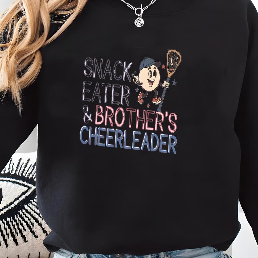 Custom Lacrosse Sister Shirt, Toddler Lacrosse Sister, Lacrosse Little Sister, That's My Brother, Lacrosse Brother Sweatshirt
