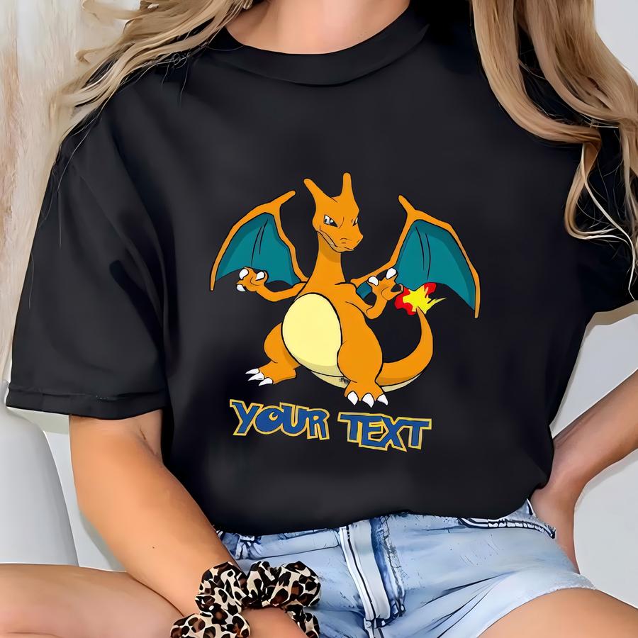 Pokemon Shirt, Go Birthday Party Shirt, Retro Family Tee, Gift For Kids, Pokémon Matching Birthday Shirts, Pikachu Shirt, Gigantamax Mega T-shirt
