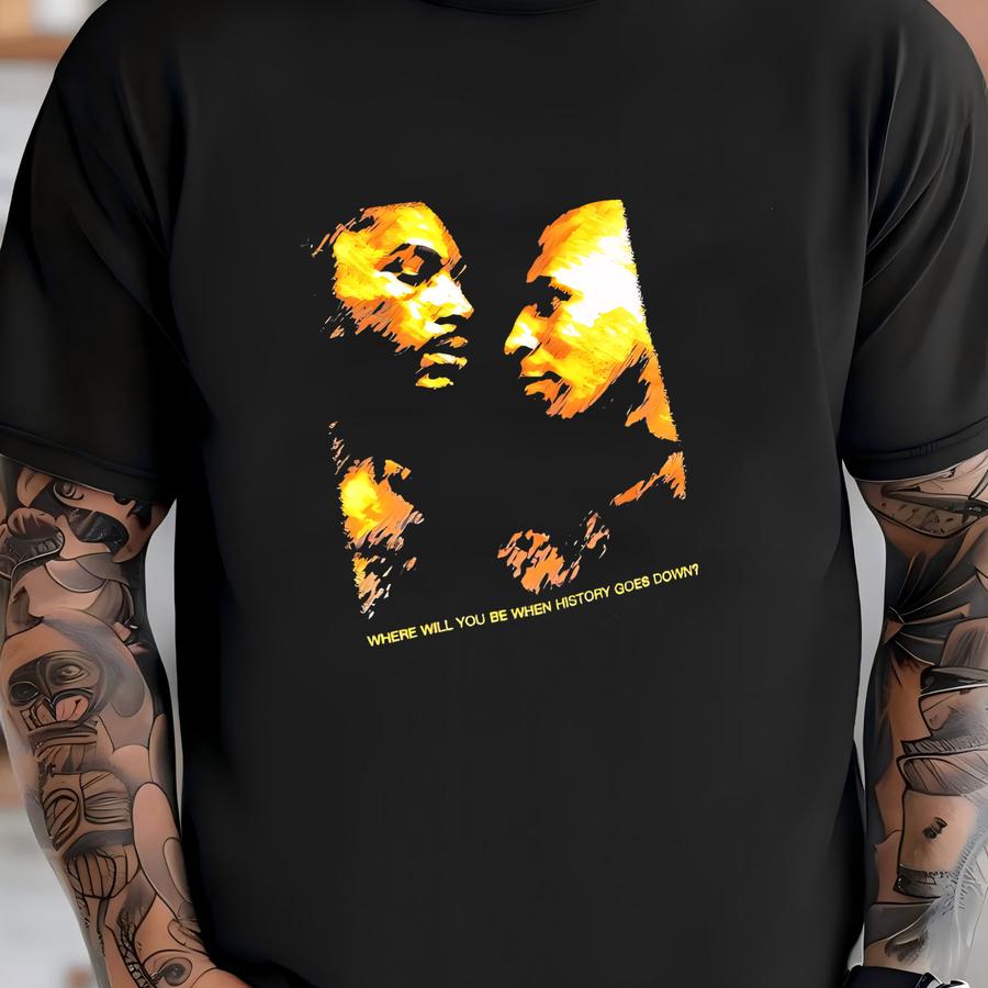 Vintage 2002 Mike Tyson Lennox Lewis Ppv Y2k Boxing Fight Graphic Shirt Size Xl T-shirt