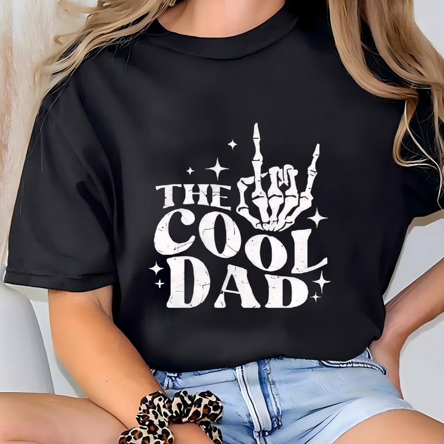 Cool Dad Shirt, Funny Fathers Day Gift For New Dad, Best Dad Gift, Dad Est 2025 Tee For Dad, Sarcastic Dad Tee, Skeleton Dad Tshirt T-shirt