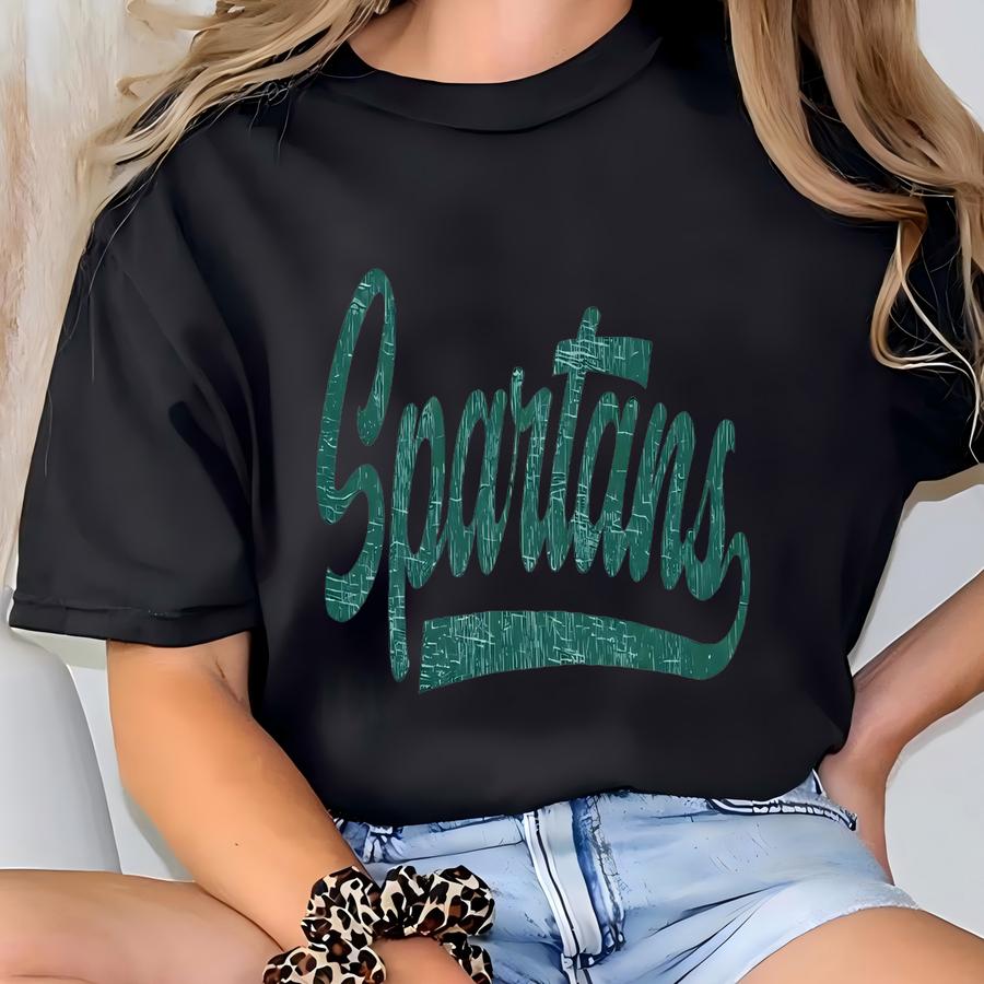 Spartans Shirt Womens Spartans Tshirt Pastel Game Day T Shirt Spartans Spirit Wear T-shirt