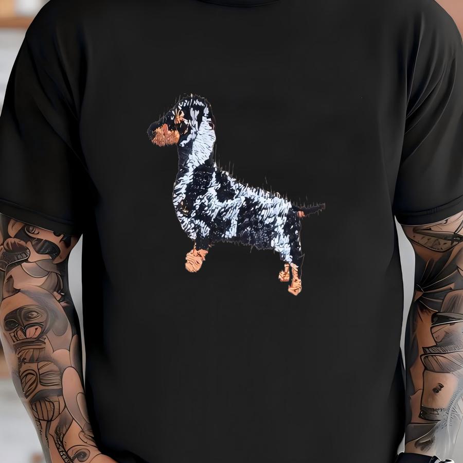 Dapple Dachshund Visor: Custom Dog Mom Gift T-shirt