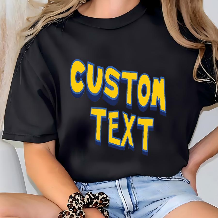 Custom Text Poke Tshirt | Cartoon Shirt | Tv Series Tshirt, Nostalgia Tv Series Tshirt, Trend Shirt, 90s Shirt T-shirt