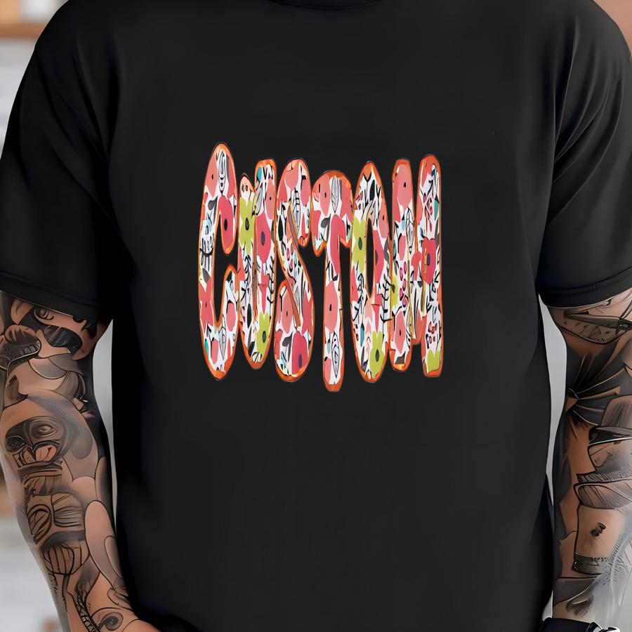 Custom Preppy Floral Baby Romper Short Sves, Personalized Flower Baby Romper, Floral Baby Girl Romper, Summer Girl Baby Outfit T-shirt