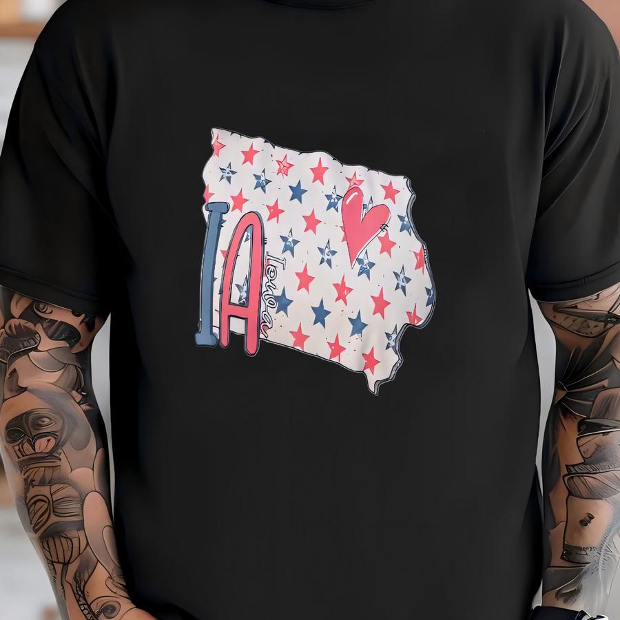 State Of Iowa Graphic T-shirt