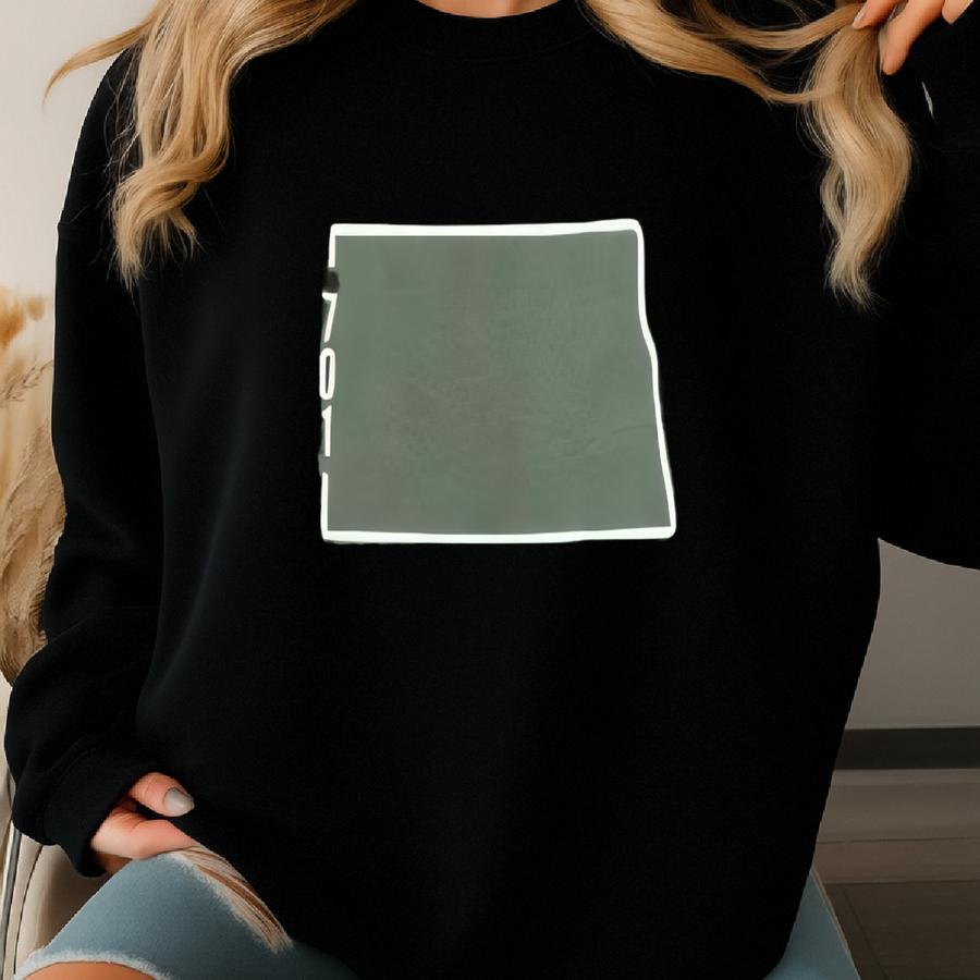 North Dakota 701 Area Code Crewneck Sweatshirt, Home State Apparel Sweatshirt