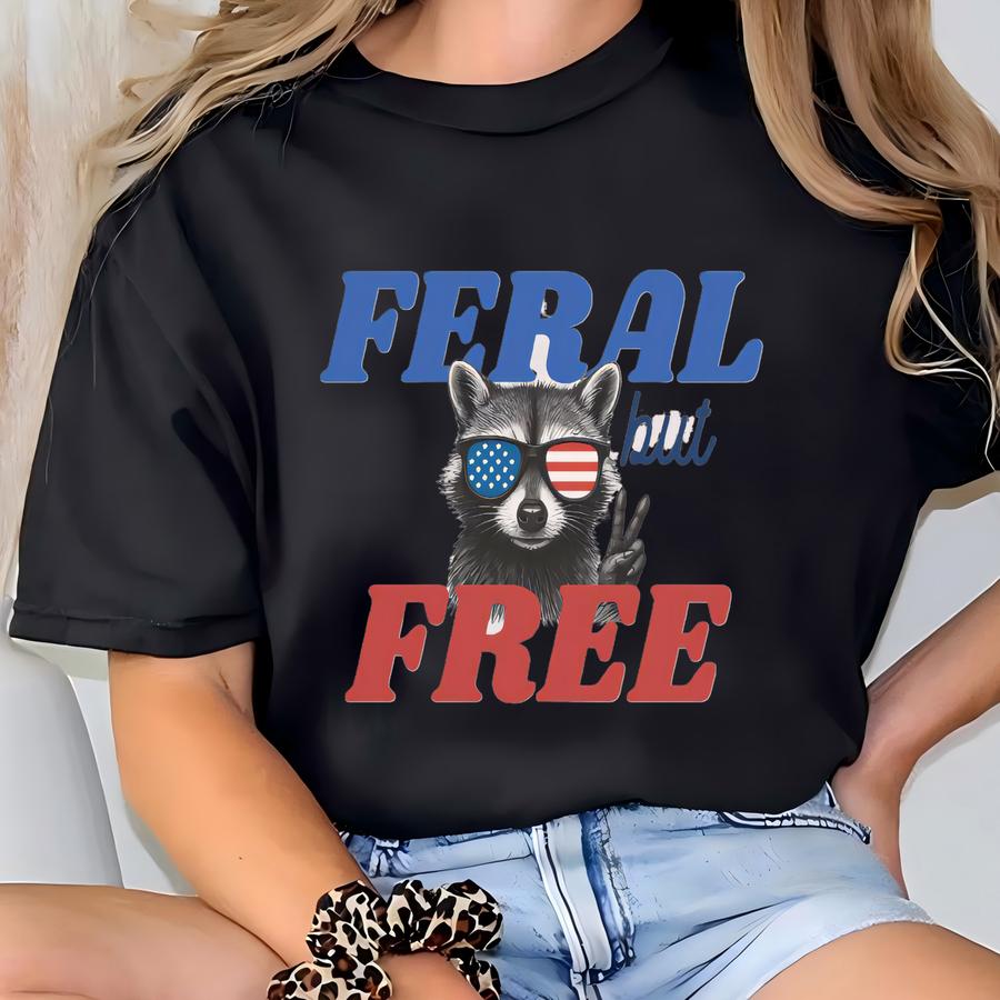 Funny 4th Of July Hoodie, But Free Fourth Of July Shirt, Patriotic July 4th Tshirt, Racoon Shirt, Independence Day Tee T-shirt