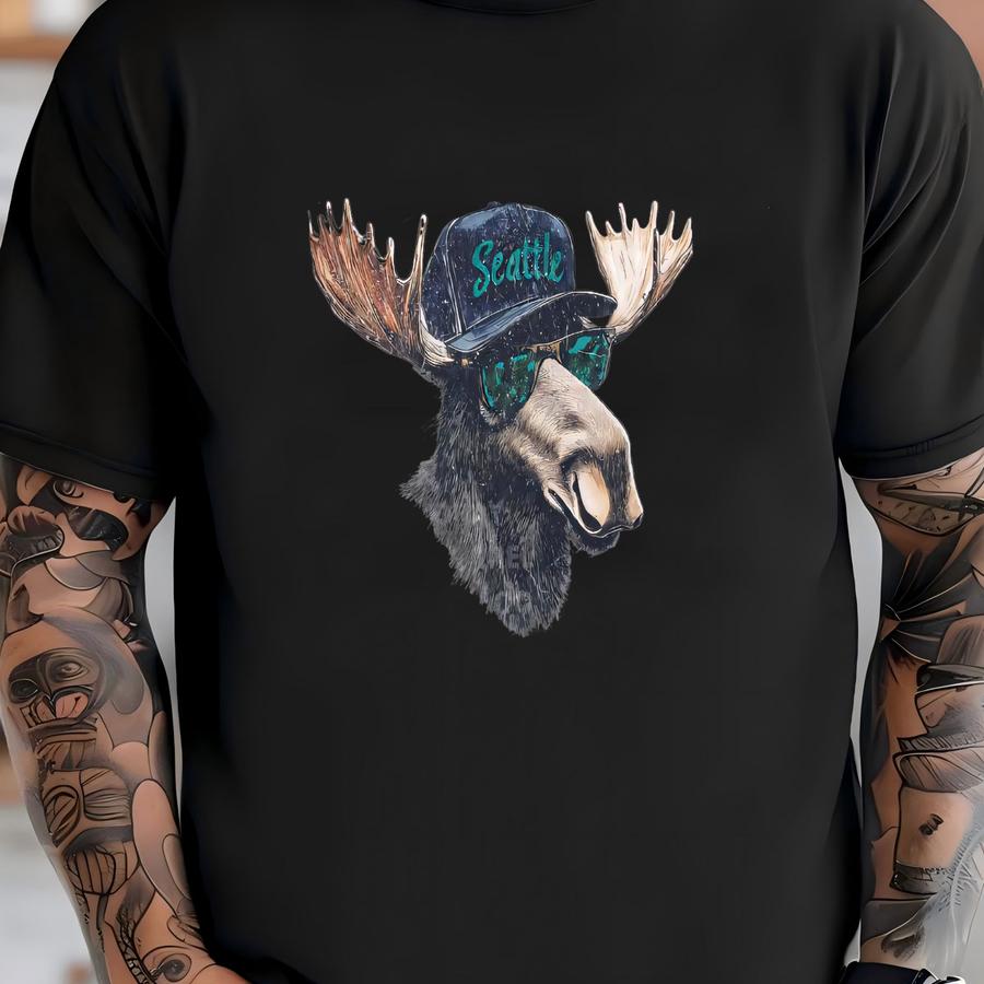 Seattle Baseball Unisex Tee, Vintage Sports Fan Apparel, Game Day Gift Shirt, Seattle Baseball Fan Shirt, Seattle Sports Tee, Unisex T-shirt