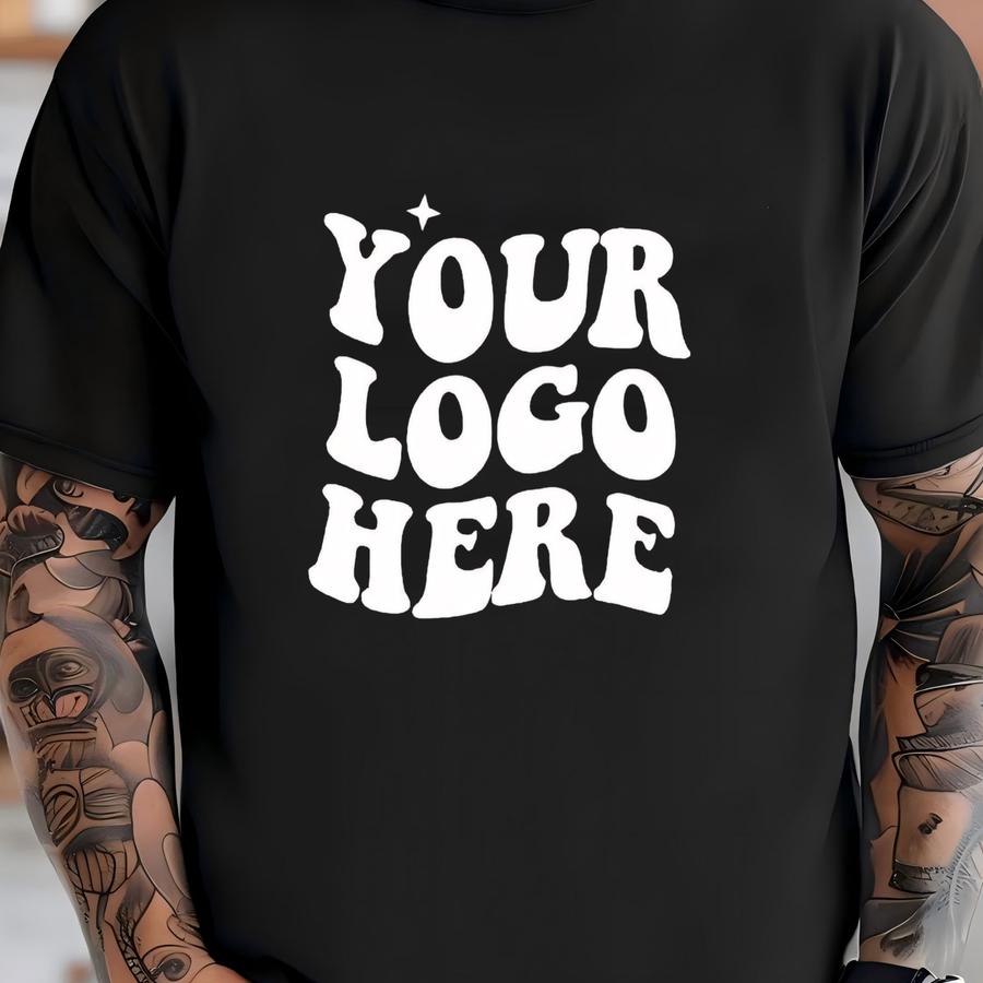 Custom Logo Sweatshirt, Personalized Company Logo, Sweatshirt, Custom Text Sweatshirt, Custom Design, Sports Team Logo Design T-shirt