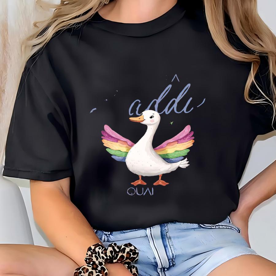 Always A Baddie For Equal Rights, Pride Month Gift, Lgbt Silly Goose Tshirt, Rainbow Lgbtq Pride Flag, Lgbtq Pride Month, Gender Equality T-shirt