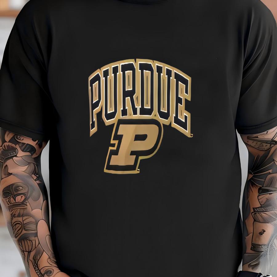 Vintage Purdue University Grey Sweatshirts Medium Purdue University Spell Out Big Logo Sweater Purdue College Crewneck Purdue Jumper Size M T-shirt