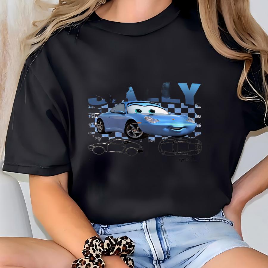 2 Sided I'm Sally Shirt, Cars Matching Shirt, Cars Movie Shirt, Couple Shirts, Mcqueen And Sally Couple Shirt, Couple Matching Shirt T-shirt