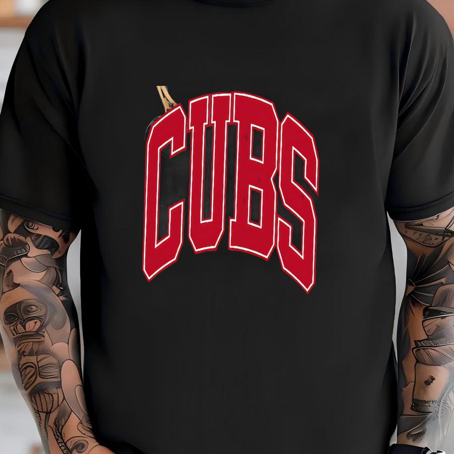 Cubs Shirt, Game Day Shirt, Cubs Shirt, Varsity Letter, Vintage Cubs Shirt, Cubs Mascot, Retro Cubs Shirt, Baseball Shirt T-shirt