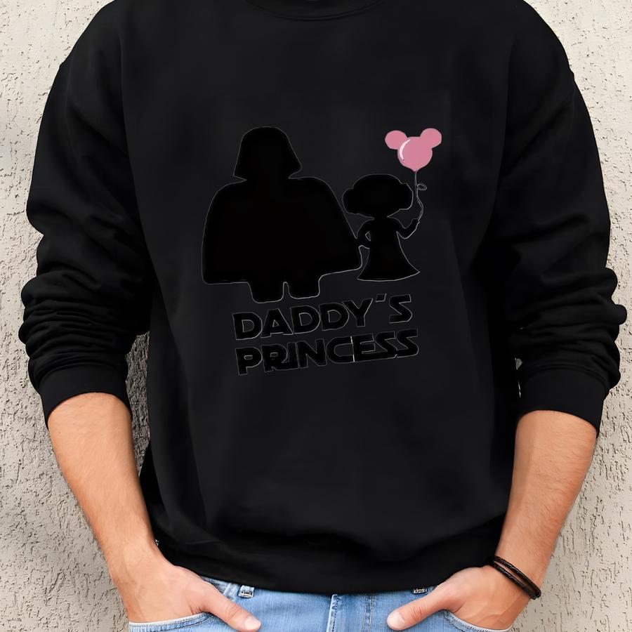 I Am Your Father Shirt, Daddy's Little Princess T-shirt, Dad And Daughter Matching Tee,family Gift,funny Father And Baby Tee,1st Fathers Day Sweatshirt