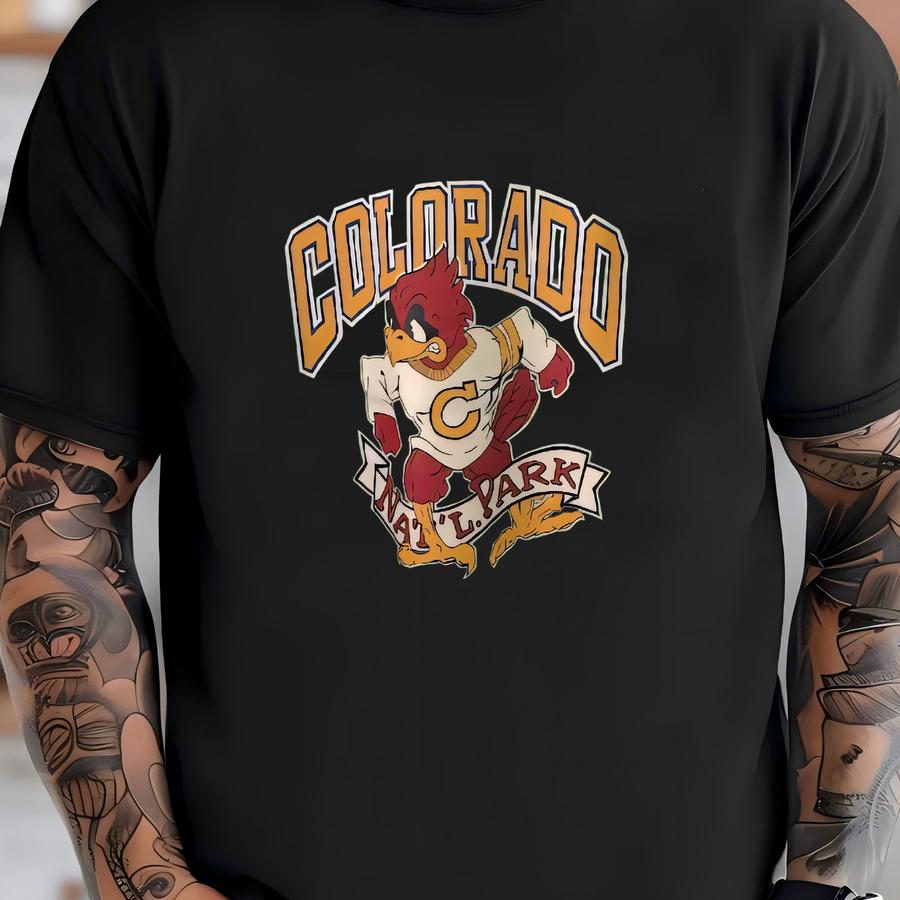 Vintage 90's Colorado Green Sweatshirt Large Colorado National Park Spell Out Big Printed Sweater Colorado Crewneck Sportswear Jumper Size L T-shirt