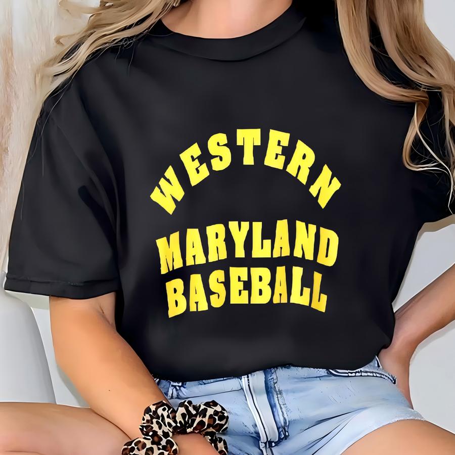 Vintage 90s Western Maryland Baseball Sweatshirt: Size Xl T-shirt