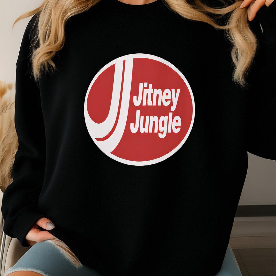 Jitney Jungle Supermarket Mississippi Large Organic Tee - Bygone Brand Retro Sweatshirt