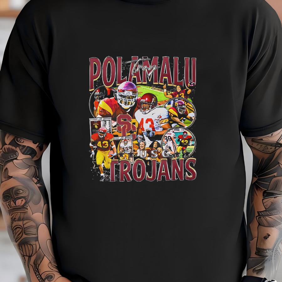 2000s Classic Troy Polamalu College Tee T-shirt