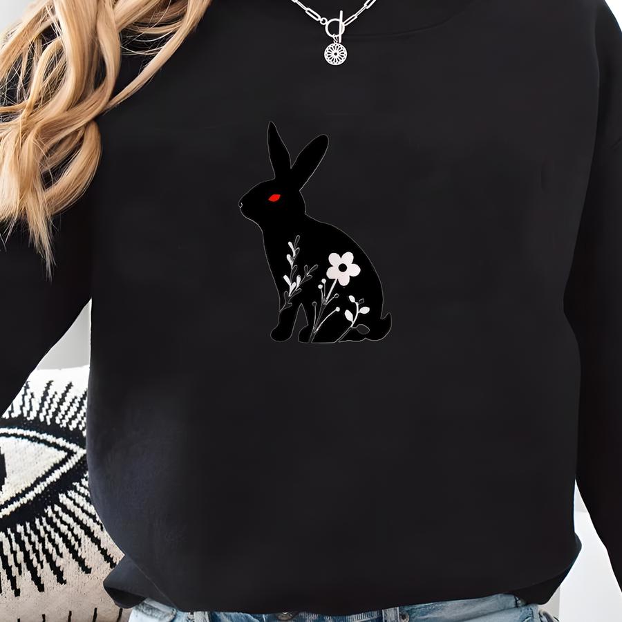 Watership Down Rabbit Sweatshirt, Watership Down Shirt, Black Rabbit Of Inle Shirt, Bookish Shirt, Rabbit Sweatshirt, Book Lover Gift Sweatshirt