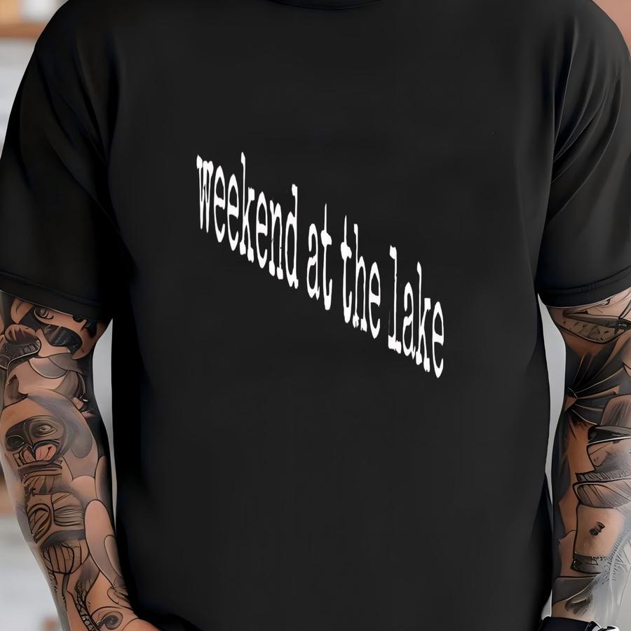 ® Weekend At The Lake Hoodie, Boating Trip Graphic Tee For Women Or Men, Summer Relaxation Shirt, Water Getaway Gift T-shirt