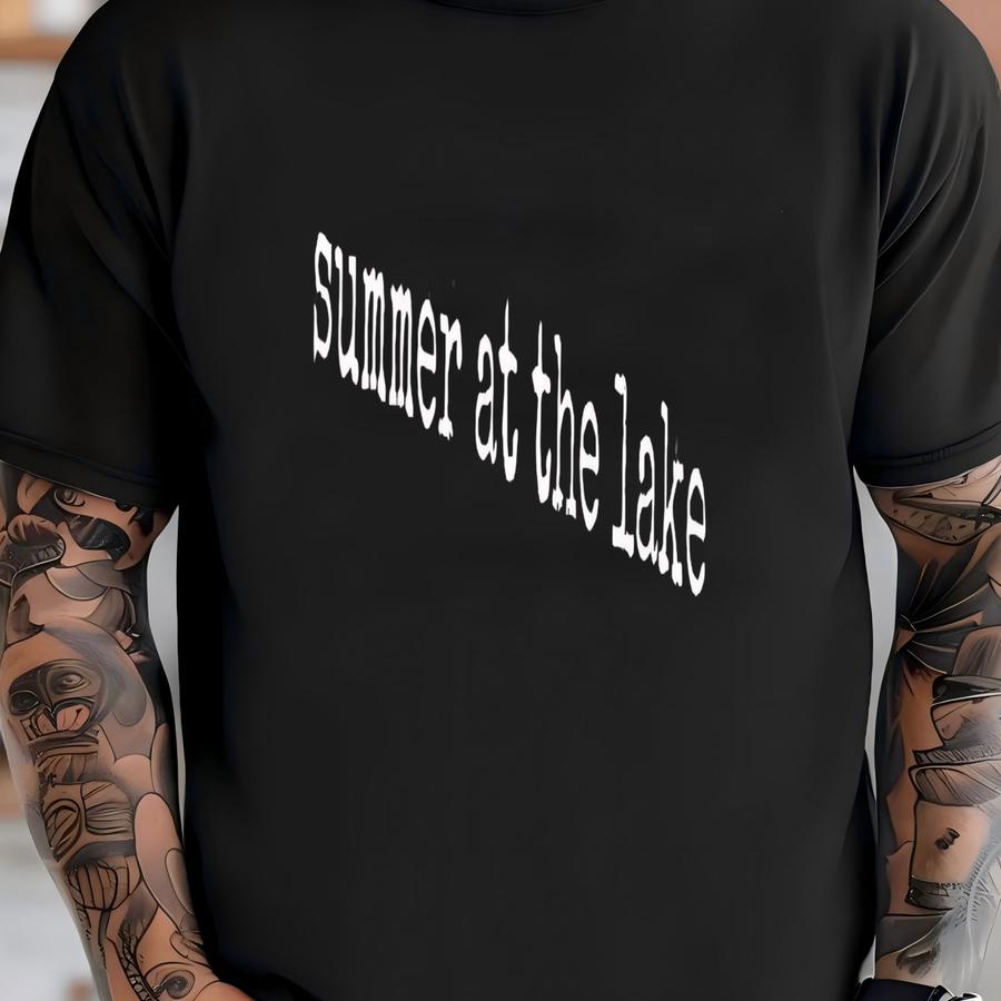 ® Summer At The Lake Hoodie, Vacation Season Graphic Tee For Women Or Men, Warm Weather Boating Shirt, Chill Gift T-shirt
