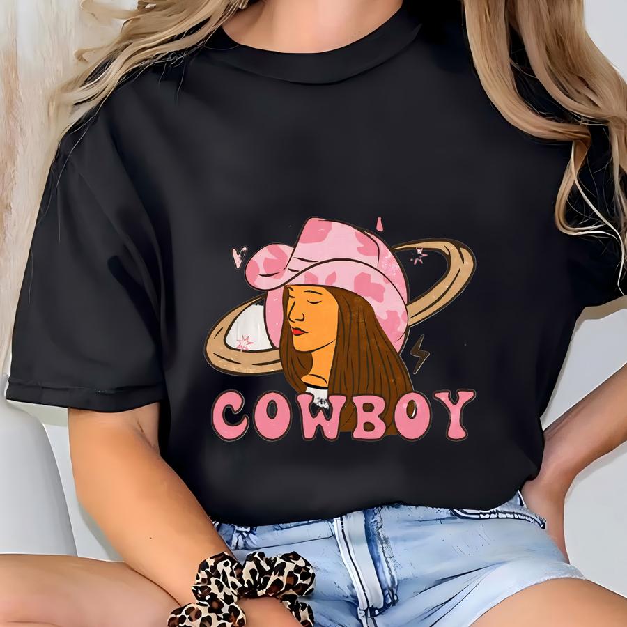 You Can Have Your Space Cowboy Shirt – Retro Cowgirl Galaxy Hoodie, Hoodie, Sweatshirt, Long Sve, Western Breakup Gift Skuc 1 T-shirt