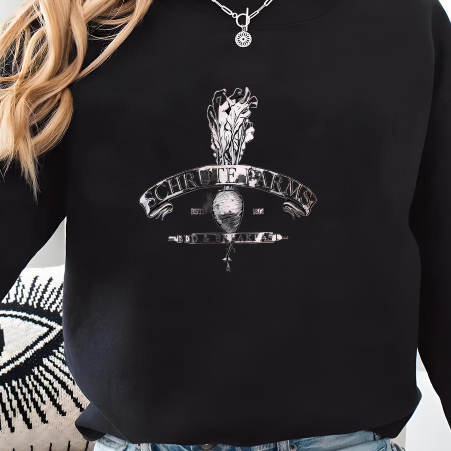 Schrute Farms Parody Sweatshirt, The Office Sweatshirt, The Office Shirt, Schrute Farms Shirt, The Office Parody, Dwight Schrute, Bee Farm Sweatshirt