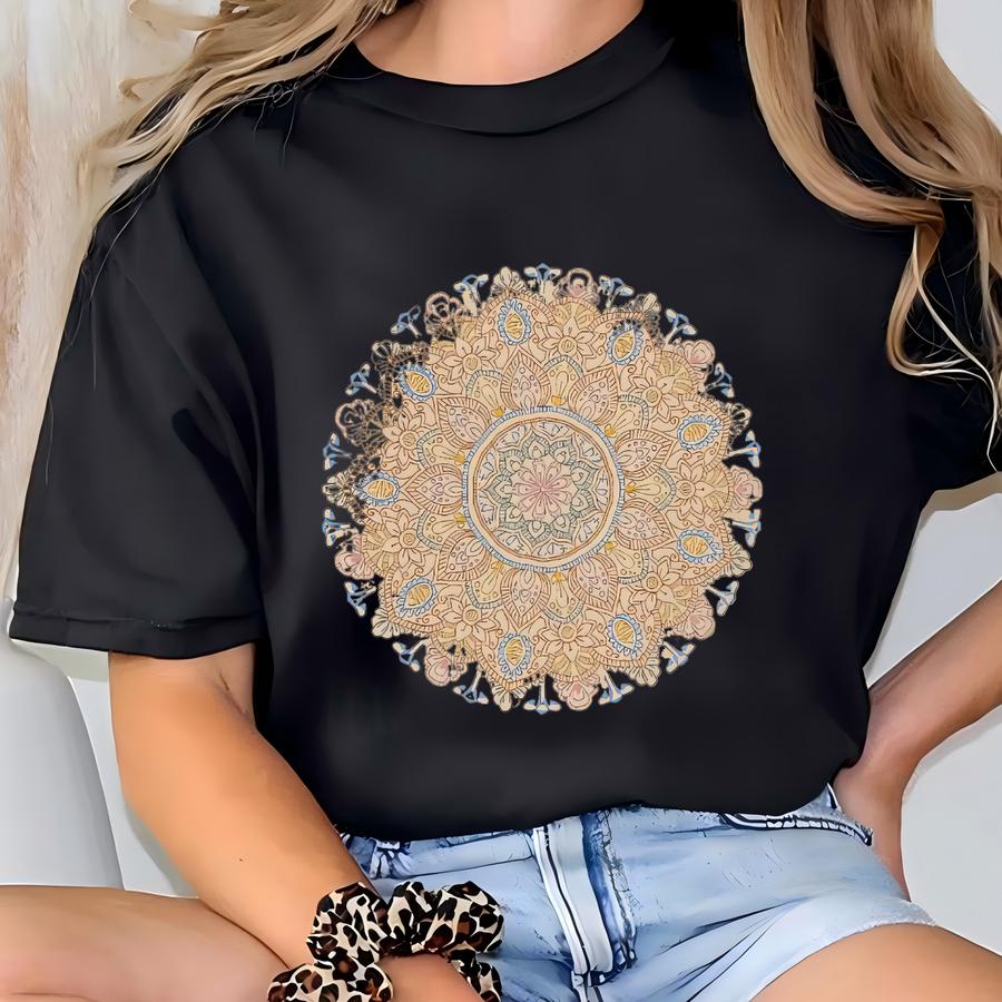 Subtle Anti Fascist Fdt Mandala Political Tee, 8647  Fascism Shirt, Gift For Pro Choice Democrat Activist T-shirt