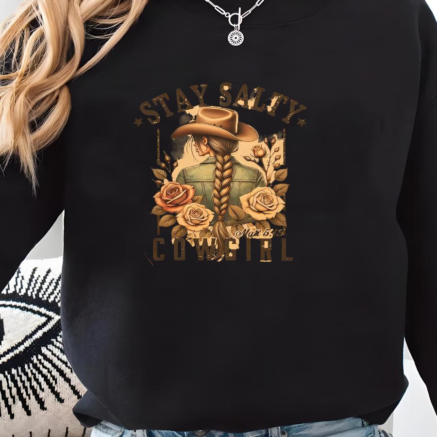 Cowgirl Unisex Tee, Retro Western Graphic Unisex T-shirt, Rodeo Cowgirl Aesthetic Shirt, Country Summer Tee Sweatshirt