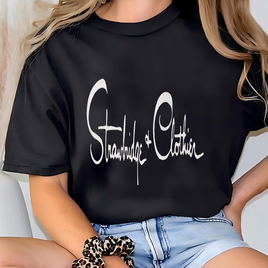 Strawbridge Clothier Department Store Philadelphia Large Organic Tee - Bygone Brand Retro T-shirt