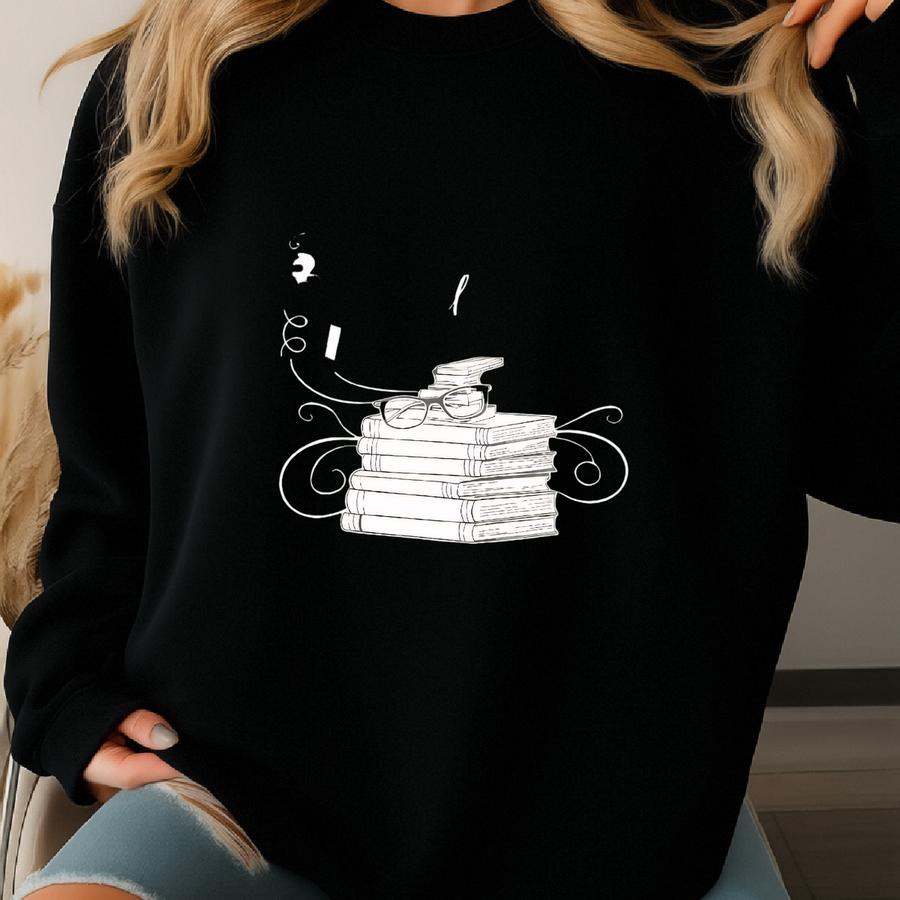 Book Lover Shirt: I Like Big Books Sweatshirt