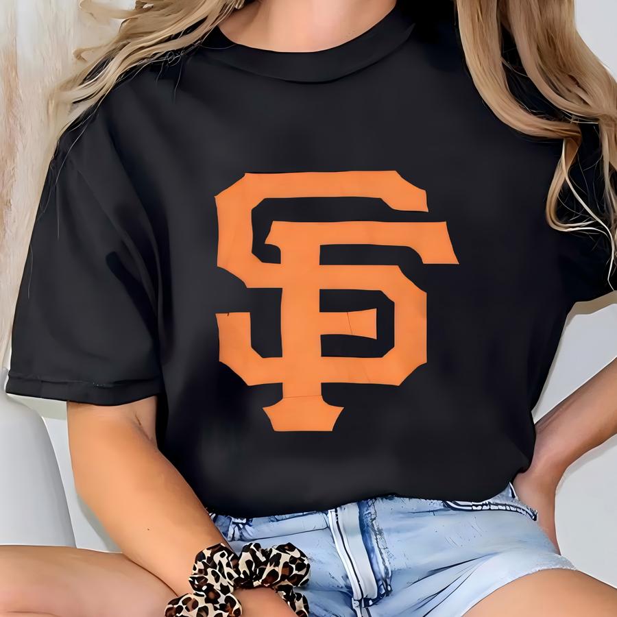 Vintage San Francisco Giants Mlb Hoodie Sweatshirt Large Sf Giants Logo Sweater Giants American Baseball Pullover Hoodie Size L T-shirt