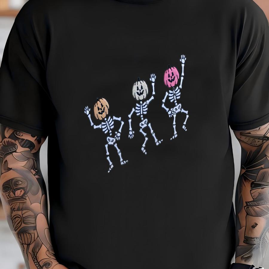 Dainty Dancing Pumpkin Sweatshirt -- Halloween Sweatshirt,  T-shirt