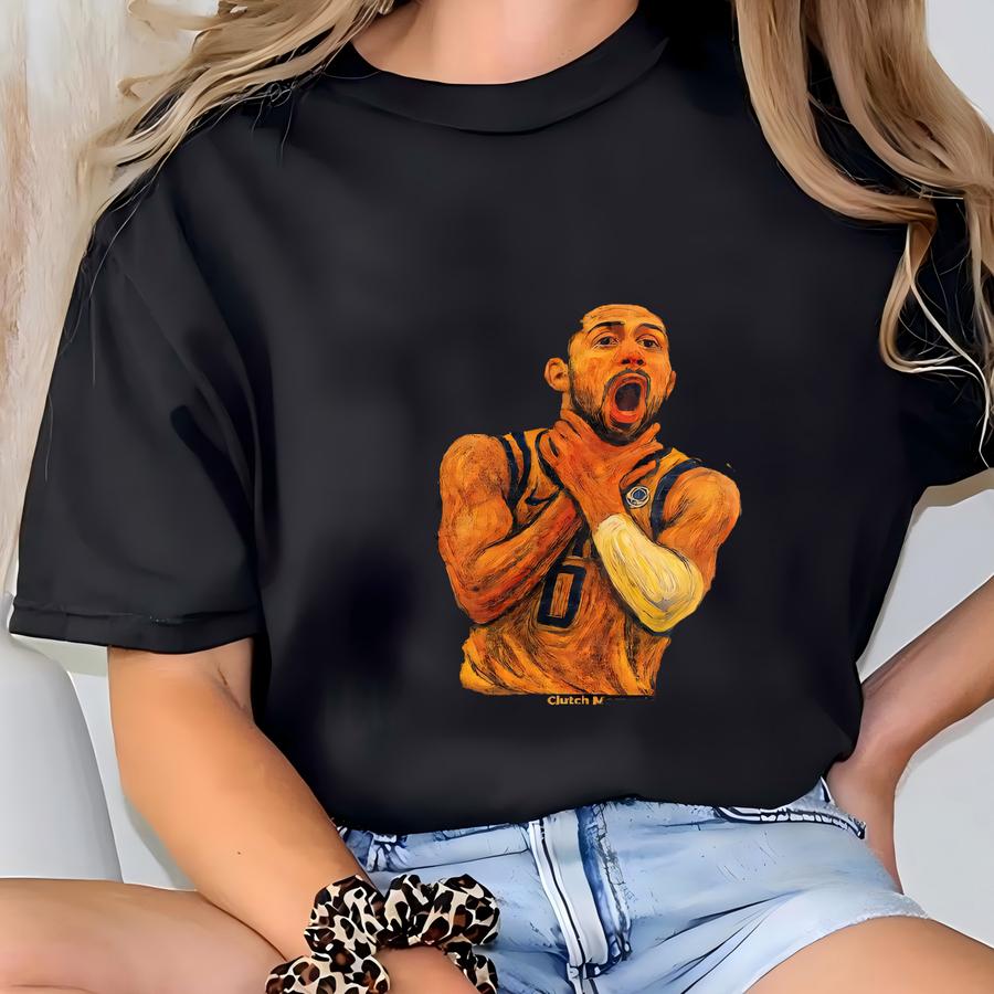 Tyrese Haliburton Game Winner Hoodie , Reggie Miller Tribute X The Scream Art Hoodie , A Basketball Victory Shirt. T-shirt