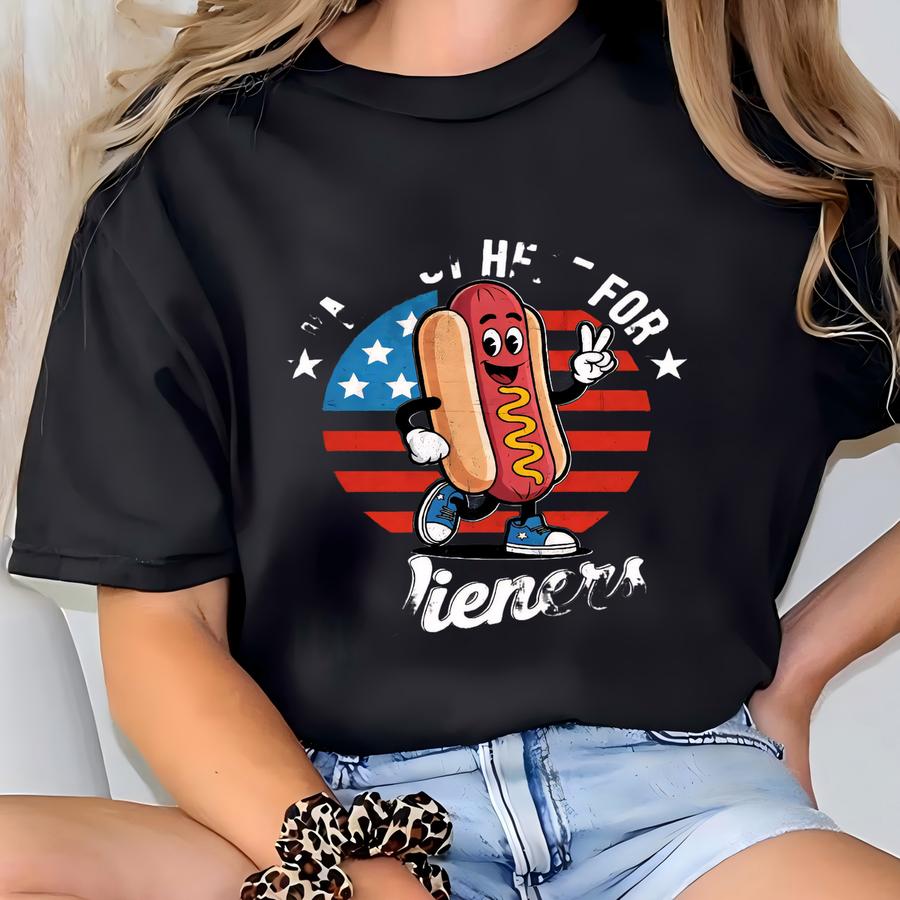 4th Of July The Wieners Shirt, Funny Hot Dog Shirt, Retro America Patriotic Weenies Shirt, Independence Day Shirt, Funny Hot Dog Sweatshirt T-shirt