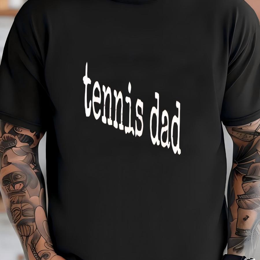 ® Tennis Dad Hoodie, Game Day Graphic Tee For Men, Match Support Father Shirt, Athletic Parent Gift T-shirt