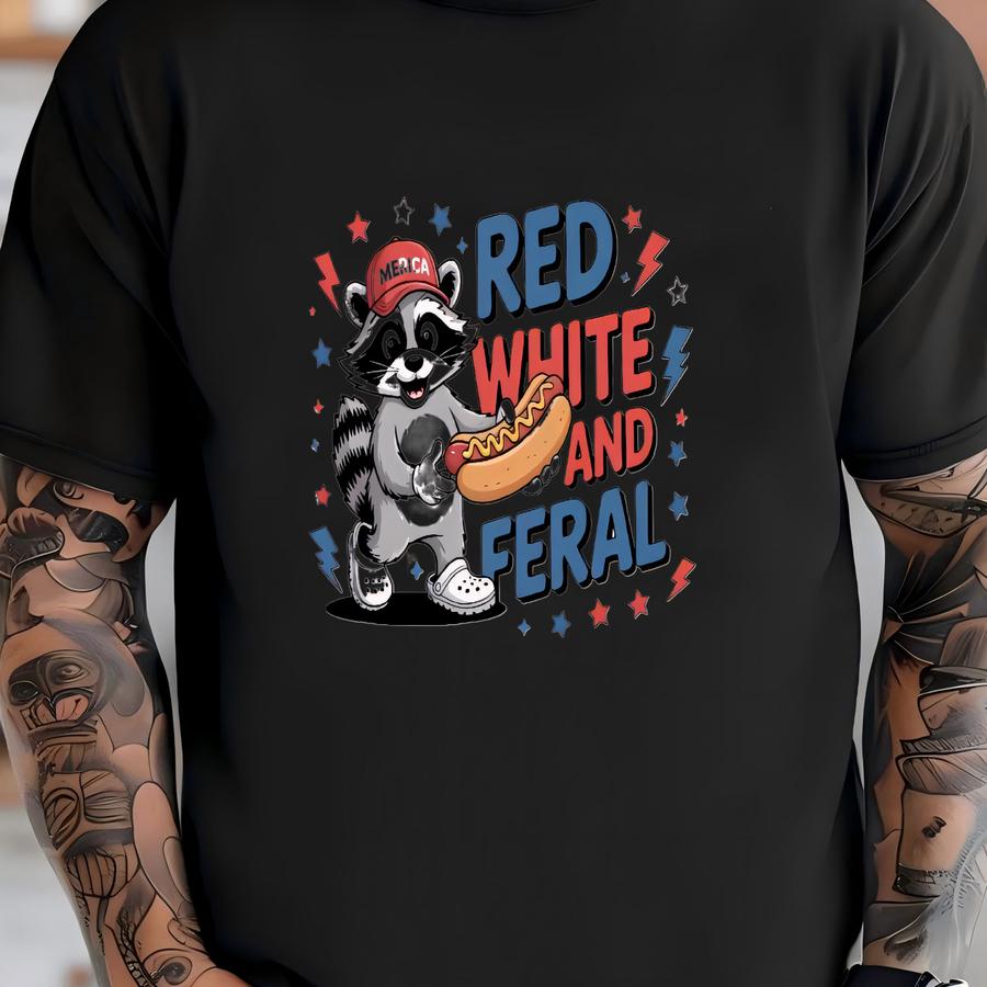 Funny Raccoon 4th Of July Shirt,  Free Hoodie, American Girl Summer Meme Shirt, Patriotic Independence Day Gift T-shirt
