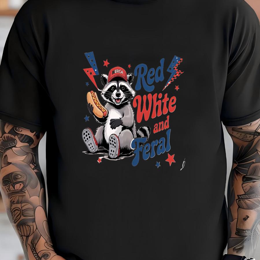 Raccoon  Free Meme Funny Shirt, 4th Of July Hoodie, American Girl Summer Shirt, Patriotic Independence Day Gift T-shirt